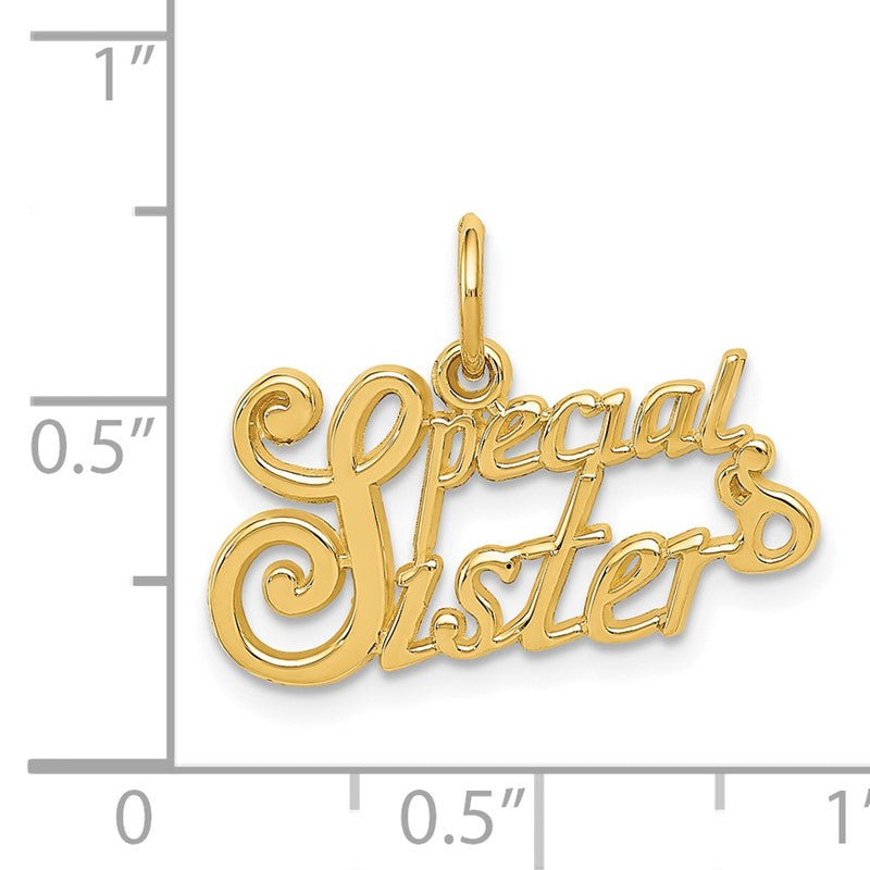 14k SPECIAL SISTER Charm C1069