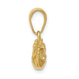 14K Solid Polished 3-D Gondola Pendant C2233
