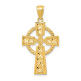 14k Celtic Cross Pendant C4101