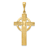 14k Celtic Cross Pendant C1462