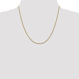 14K 26 inch 1.5mm Semi-Solid Round Box with Lobster Clasp Chain BC140