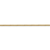 14K 26 inch 1.5mm Semi-Solid Round Box with Lobster Clasp Chain BC140