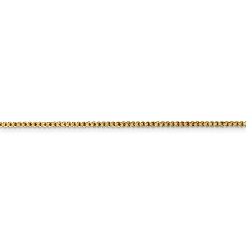 14K 26 inch 1.5mm Semi-Solid Round Box with Lobster Clasp Chain BC140