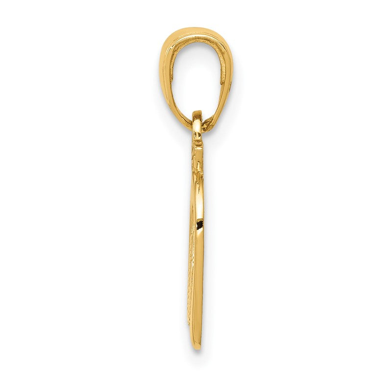 14K New York Skyline in Apple Pendant D4083