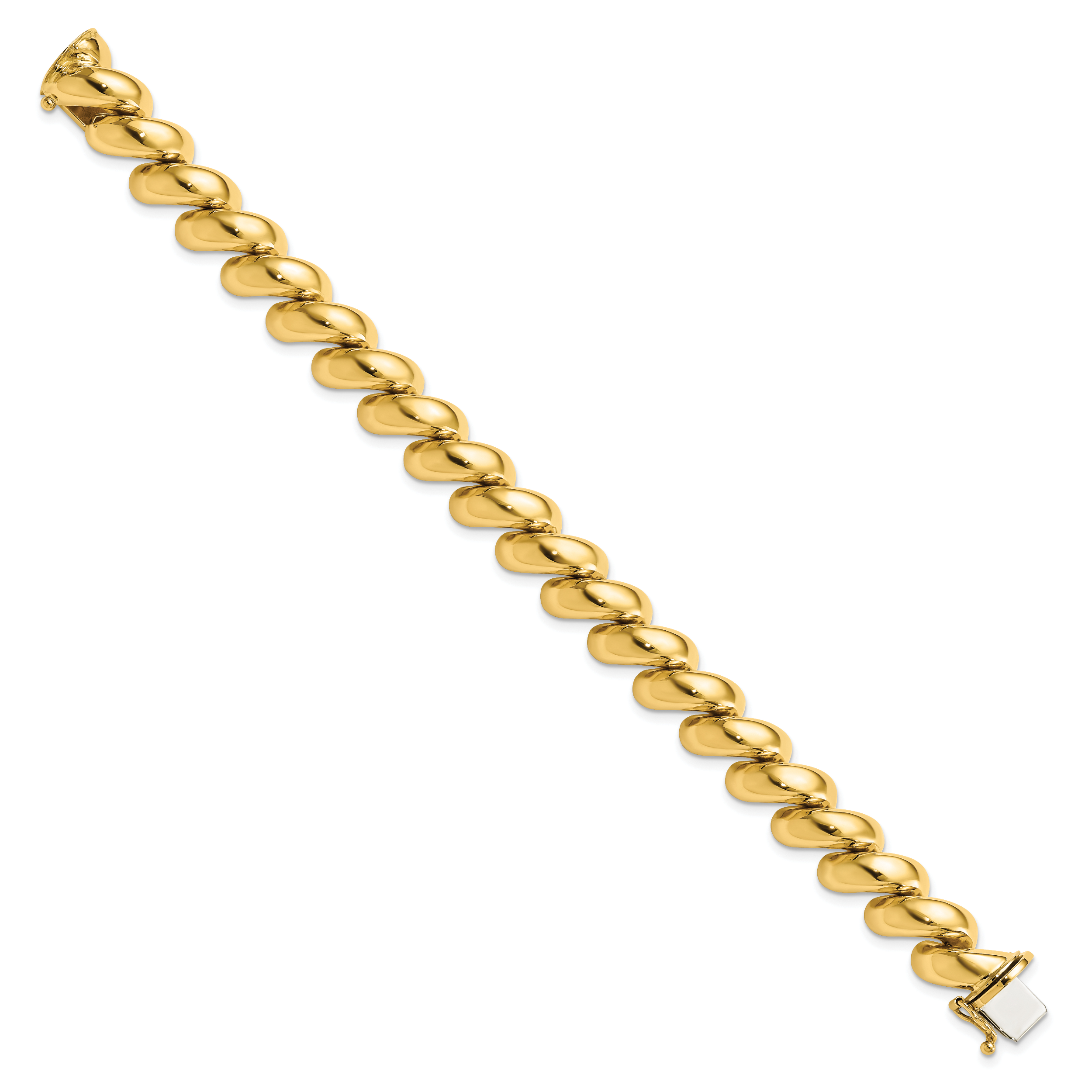 14k Polished 12mm 17 inch San Marco Necklace SM20