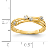 14k 1/10 carat Diamond Fashion Ring RM5637