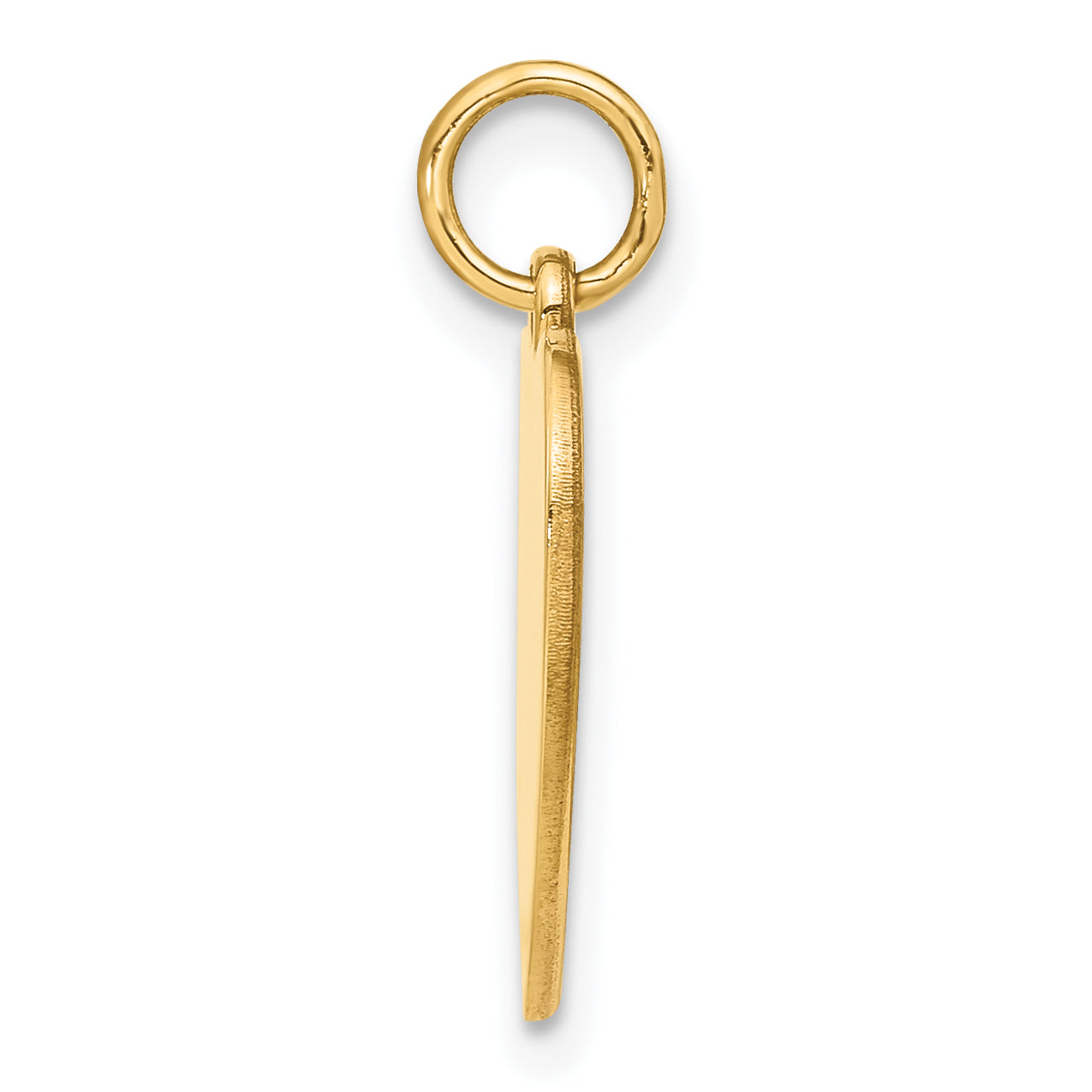 14k Flag Heart Charm C1798