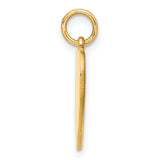 14k Flag Heart Charm C1798