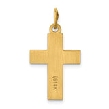 14k Polished Cross Pendant REL75