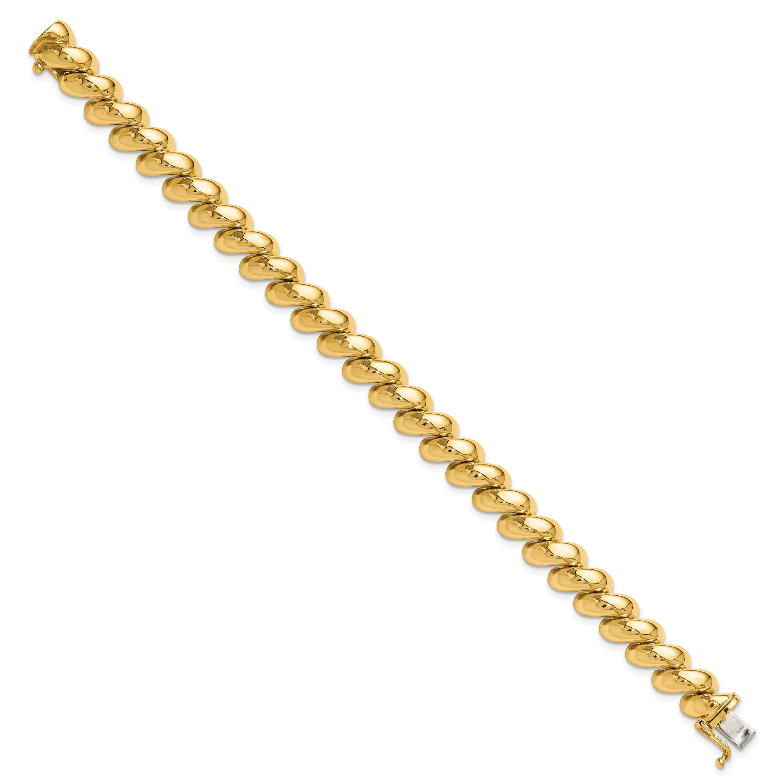 14k Polished 10mm 17 inch San Marco Necklace SM16