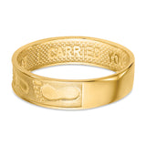 14K Footprints In The Sand Ring K3953