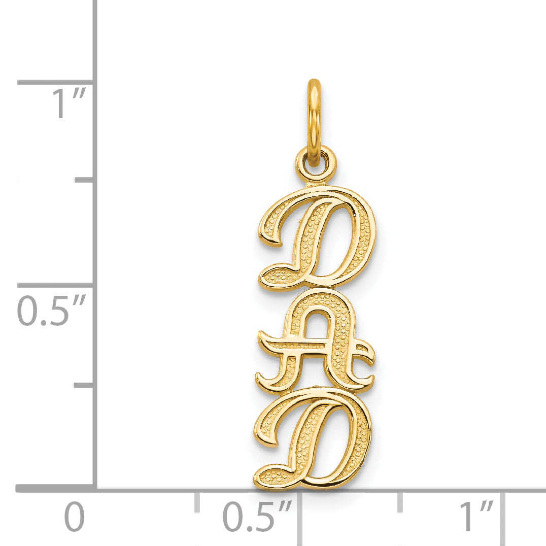 14k DAD Charm C1070