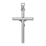 14k White Gold Crucifix Pendant D3229