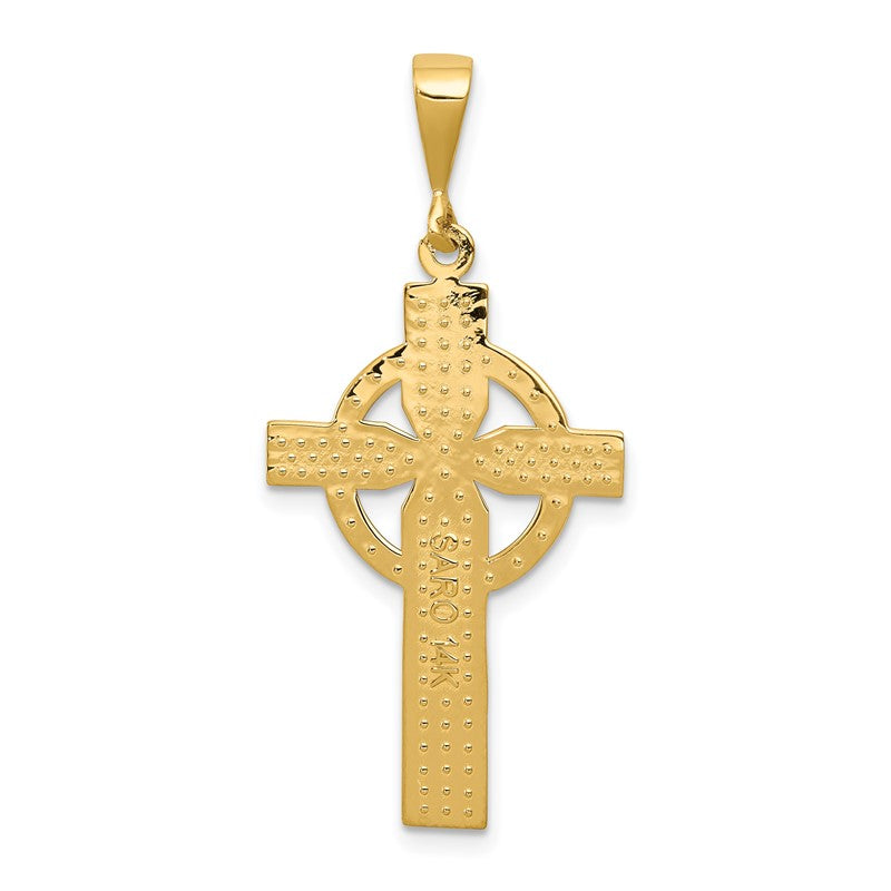 14k Celtic Cross Pendant C773
