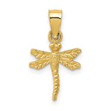 14K Dragonfly Pendant K3256
