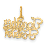 14K TOGETHER FOREVER Charm C1037