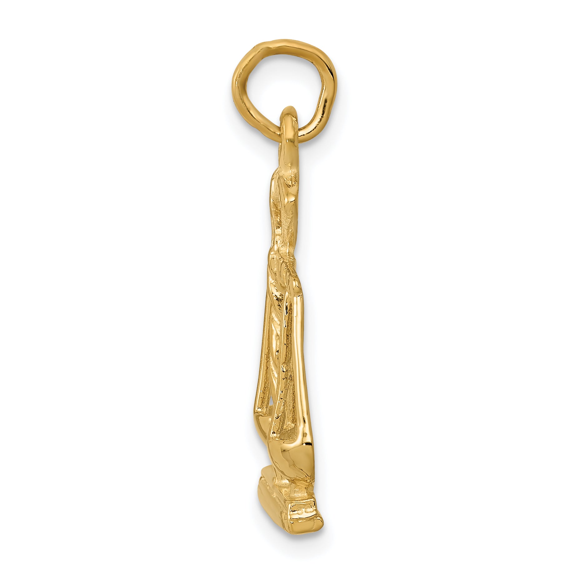 14k Scales Of Justice Charm A1493