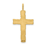 14k Nugget Cross Pendant C1480