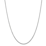 14K White Gold 10 inch 1.45mm Diamond-cut Cable with Lobster Clasp Anklet PEN146