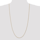 14K 10 inch 1.05mm Spiga with Lobster Clasp Anklet PEN133