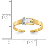 14k .01 carat Diamond Buckle Toe Ring RM5650