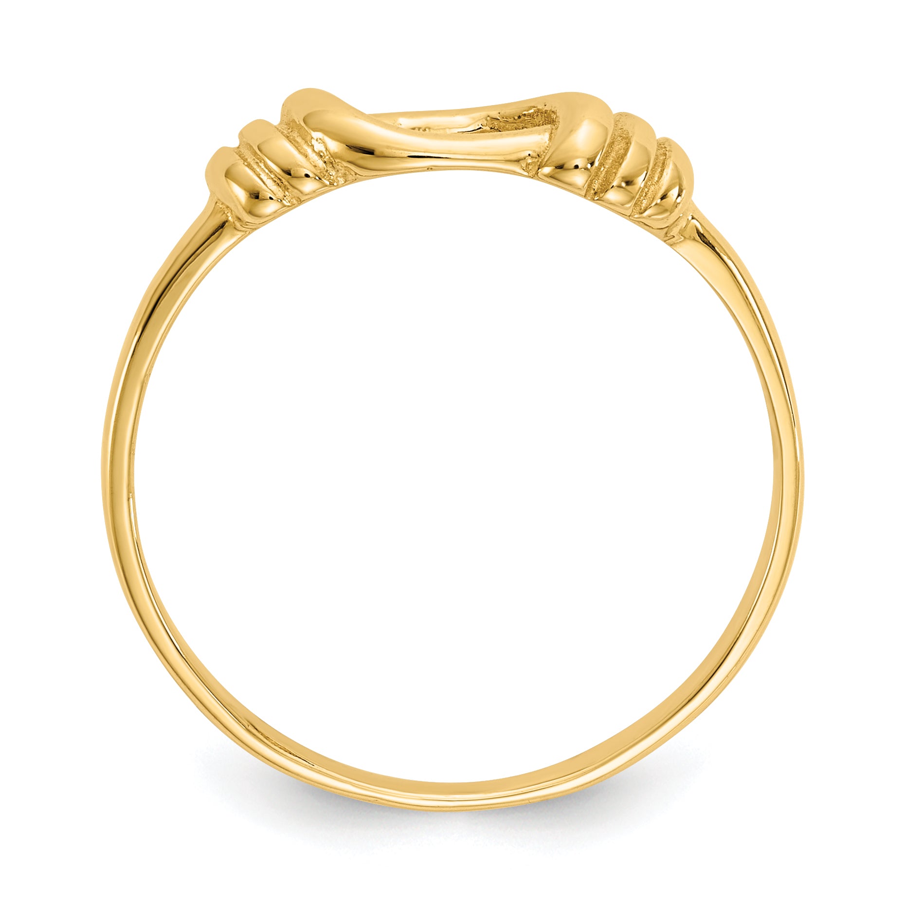 14K Love Knot Band K4602