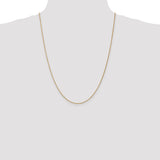 14K 10 inch 1.05mm Spiga with Lobster Clasp Anklet PEN133