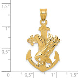 14k Mariners Cross with Eagle Pendant C1408