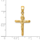 14K Polished Crucifix Cross Pendant K5566
