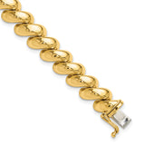 14k Polished 10mm 17 inch San Marco Necklace SM16
