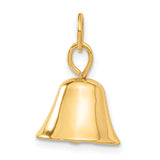 14k Moveable 3-D Wedding Bell Charm A0567