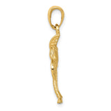 14k Palm Tree Pendant K2894