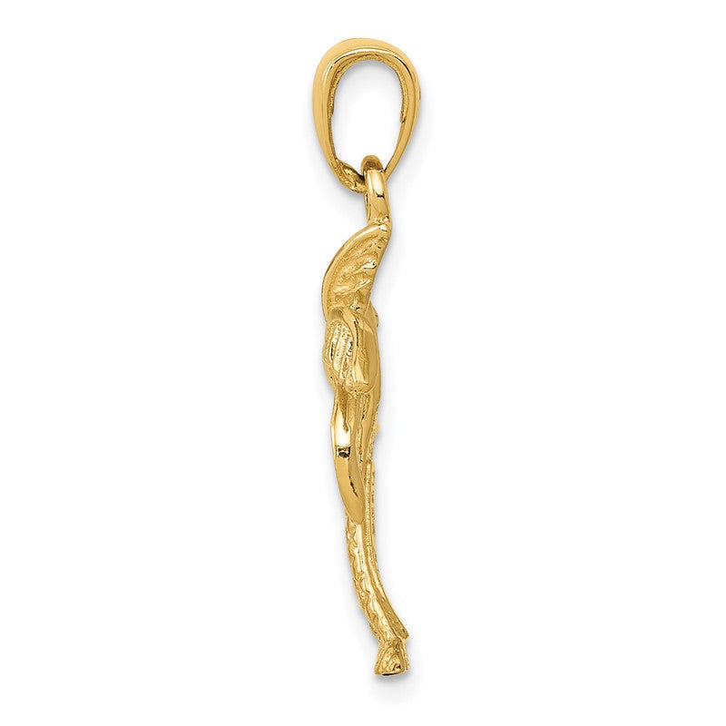 14k Palm Tree Pendant K2894