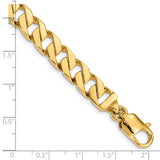 14K 20 inch 8.5mm Hand Polished Fancy Link with Lobster Clasp Chain LK256