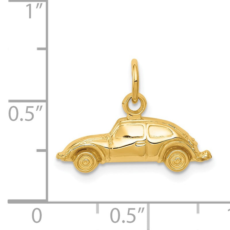 14k Car Charm D3446