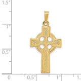 14k Celtic Cross Charm XR531