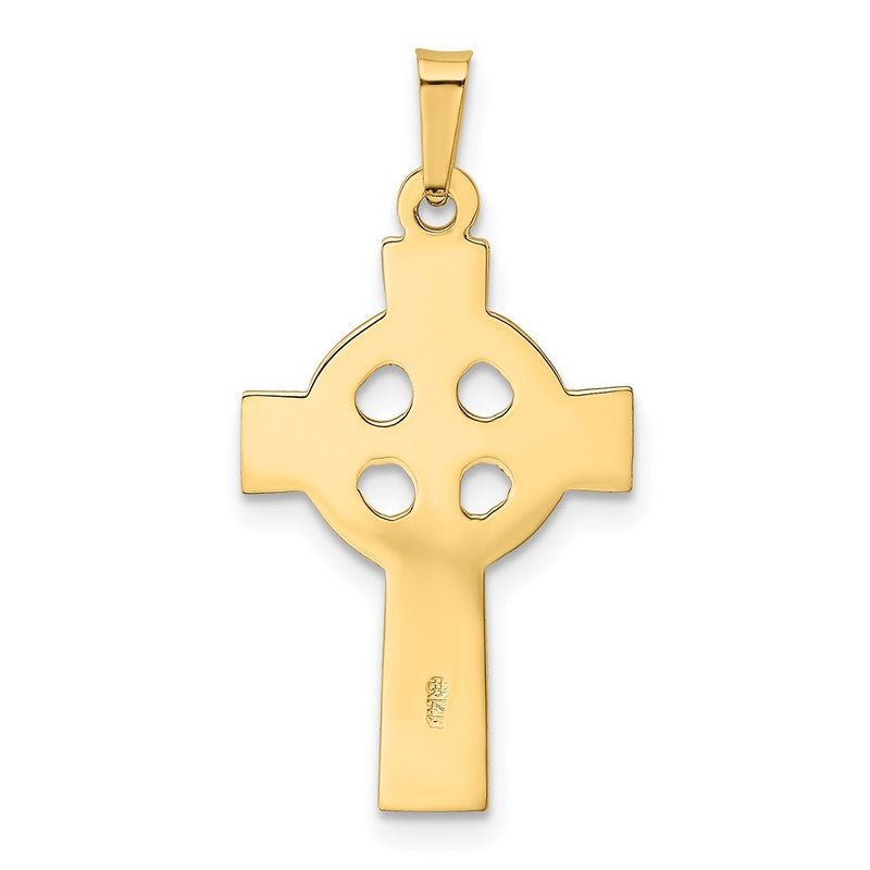 14k Celtic Cross Charm XR531