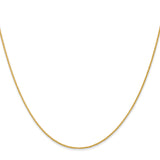 14k 10 inch 1mm Parisian Wheat with Lobster Clasp Anklet PEN264