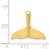 14k Whale Tail Chain Slide D3