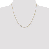 14K 14 inch .70mm Ropa with Spring Ring Clasp Chain RPA015
