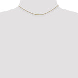 14K 14 inch .70mm Ropa with Spring Ring Clasp Chain RPA015