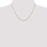 14K 14 inch .70mm Ropa with Spring Ring Clasp Chain RPA015