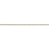 14K 14 inch .70mm Ropa with Spring Ring Clasp Chain RPA015