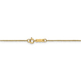14K 14 inch .70mm Ropa with Spring Ring Clasp Chain RPA015