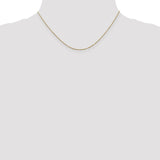 14K 14 inch .70mm Ropa with Spring Ring Clasp Chain RPA015