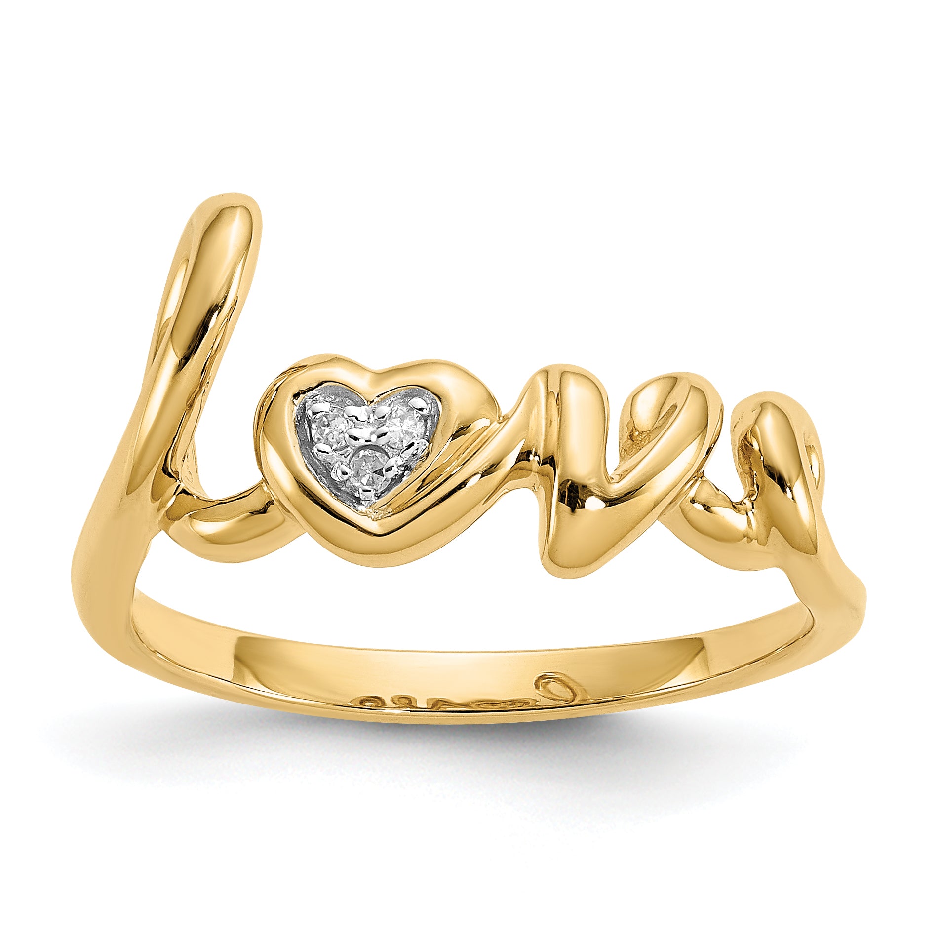 14k Diamond LOVE Ring RM5712