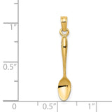 14K 3-D Table Spoon Pendant YC1041