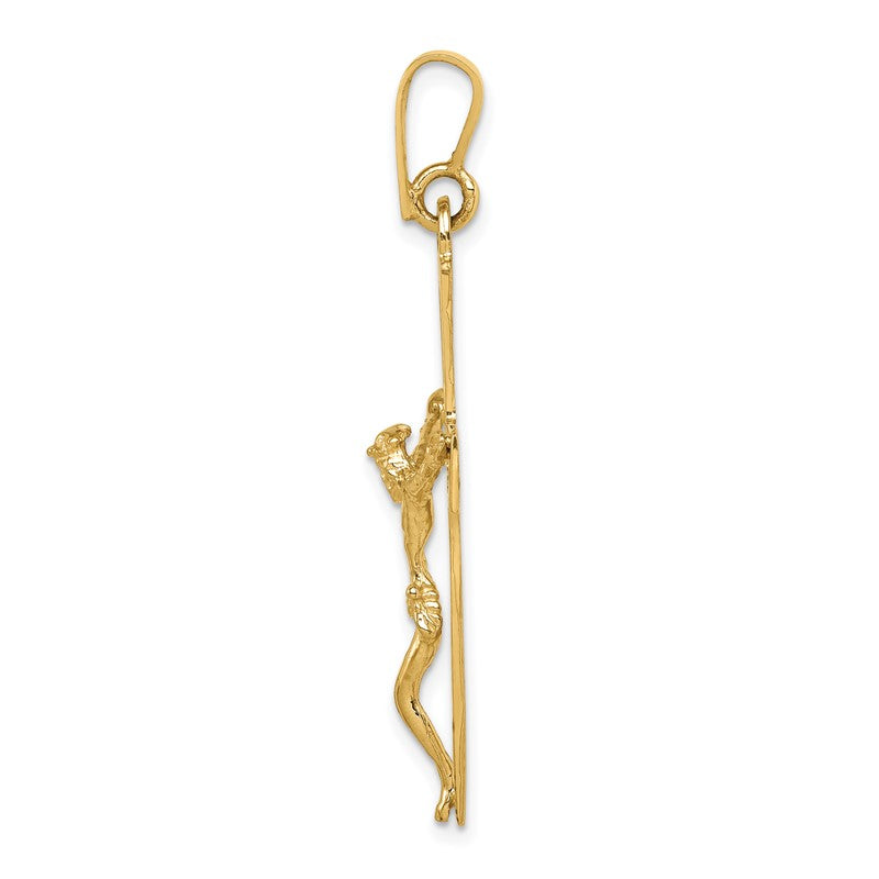 14k Polished Crucifix Pendant C2770