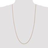 14K 10 inch 1.05mm Diamond-cut Spiga with Lobster Clasp Anklet PEN157
