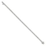 14k White Gold Complete 3.3 carat Round AA Diamond 3-prong 7 inch Tennis Bracelet X2838WAA